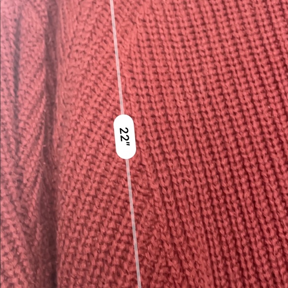 Free People maroon cropped sweater - Picture 5 of 5